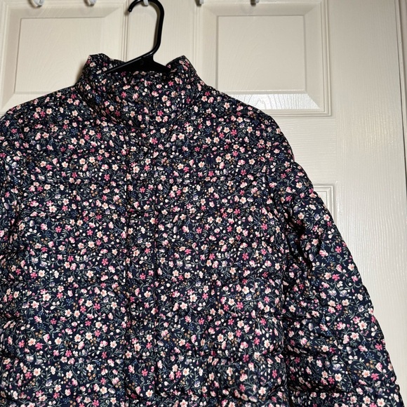 Polo by Ralph Lauren Floral Kids Puffer Jacket - Black and Pink - Picture 3 of 10